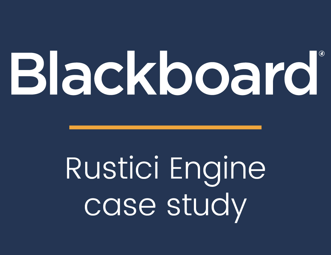 Blackboard Rustici Engine case study